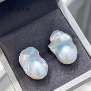 boucle d'oreille grosse perle de culture