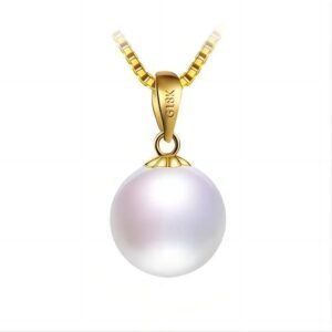 collier or blanc perle de culture