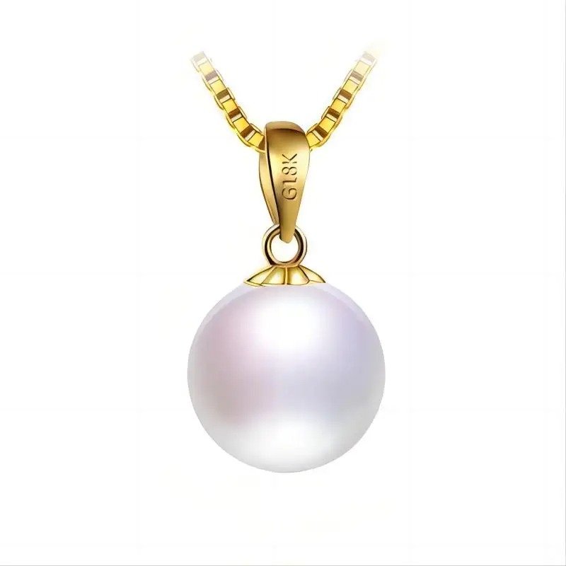 collier or blanc perle de culture
