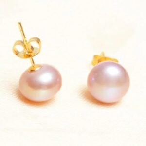 boucle d'oreille perle de culture or