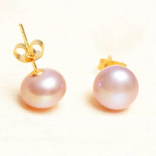 boucle d'oreille perle de culture or