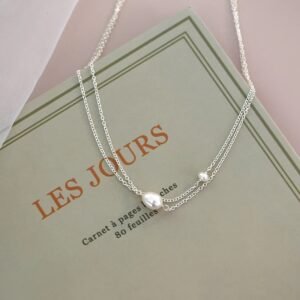 collier en perle de culture véritable