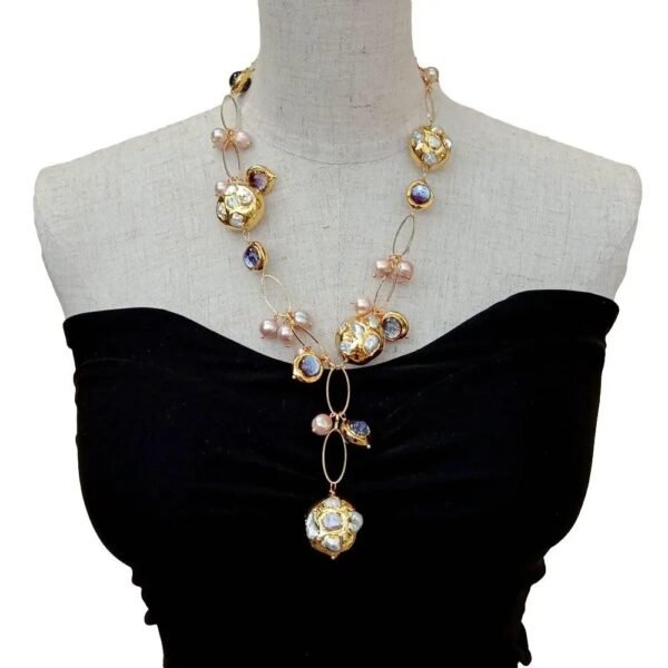 collier perle de culture or