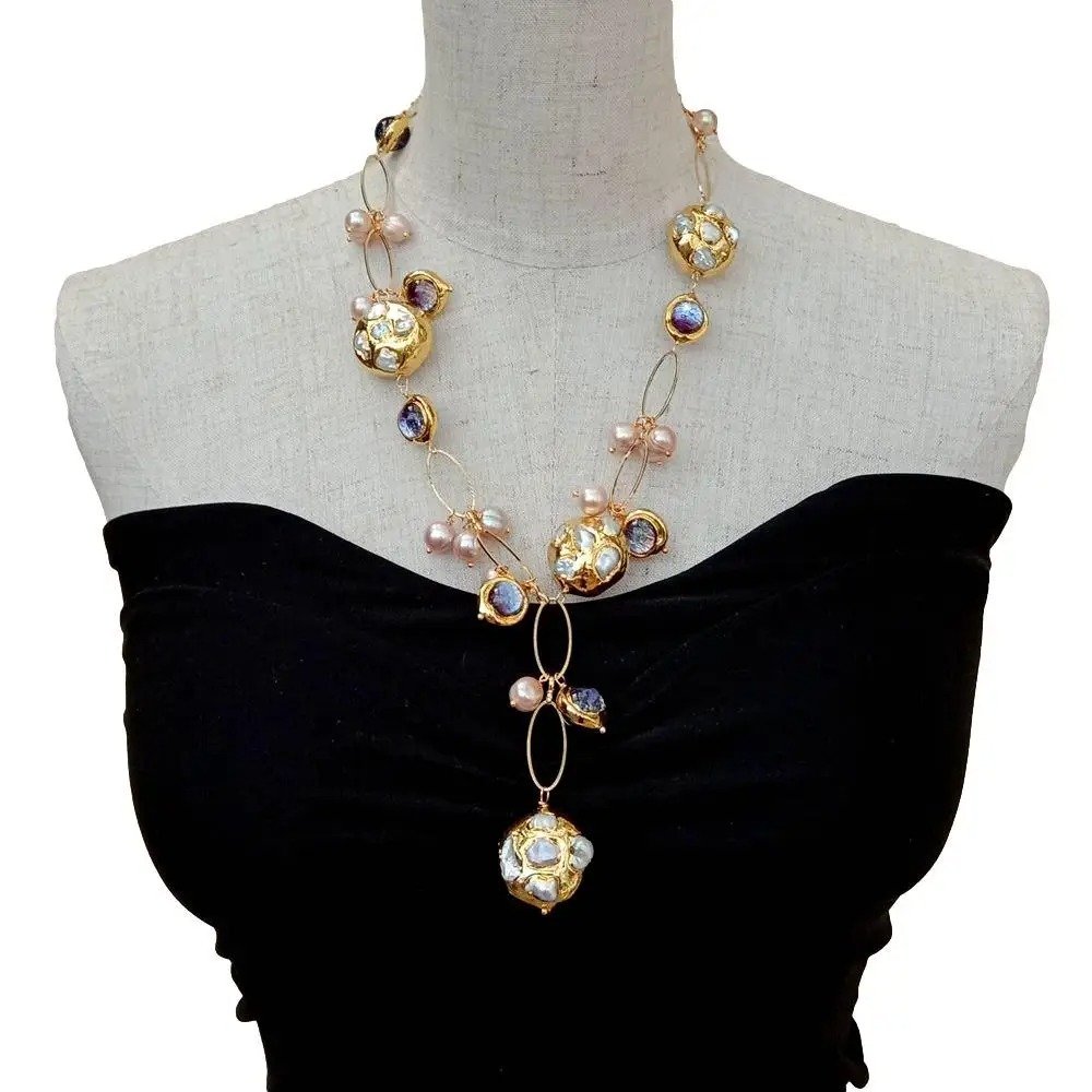 collier perle de culture or
