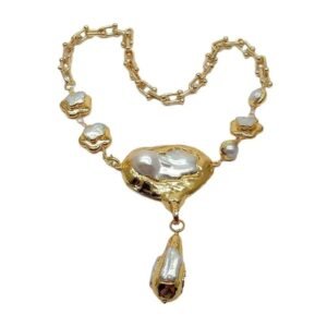 collier fantaisie perle de culture