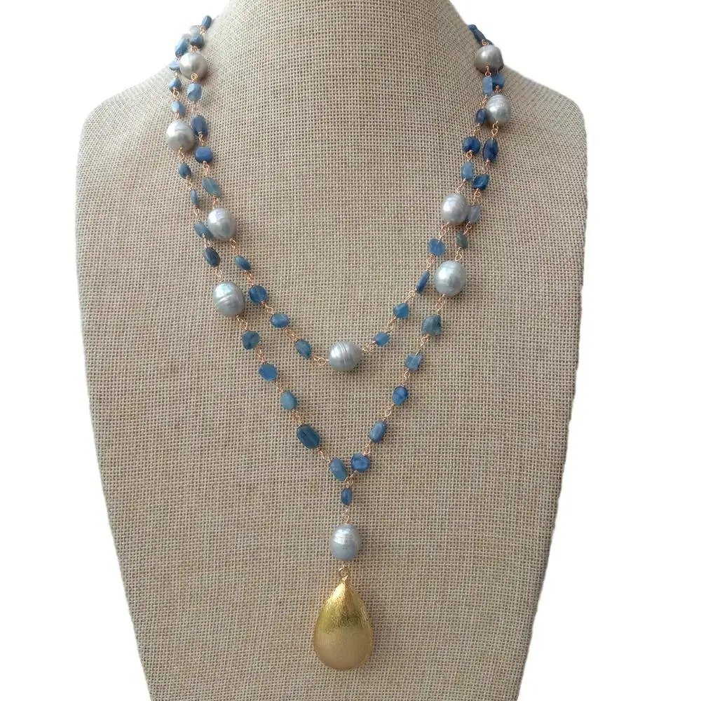 collier or et perle de culture