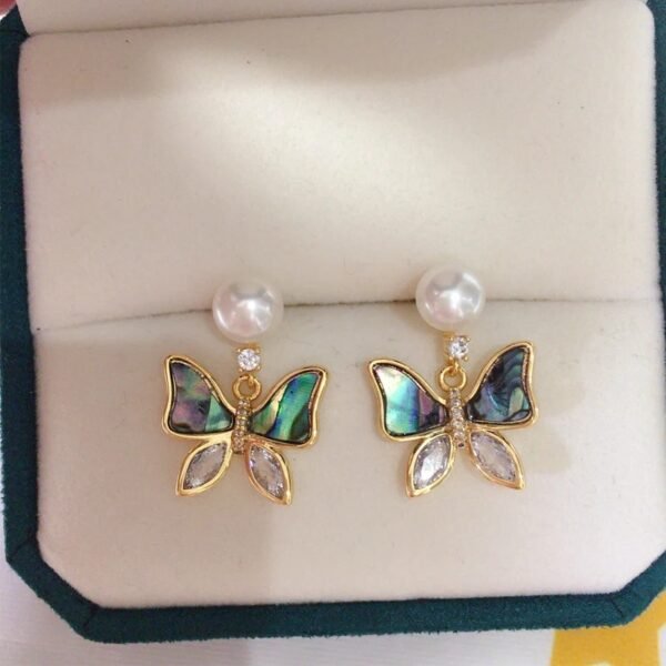 boucle d'oreille fantaisie perle de culture