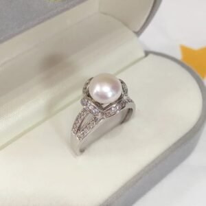 bague solitaire perle de culture