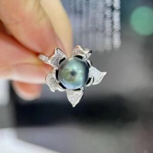 bague perle de culture tahiti