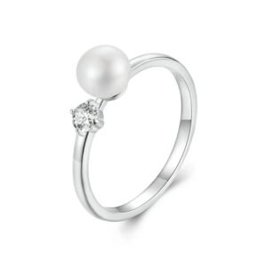 bague de fiancailles perle de culture