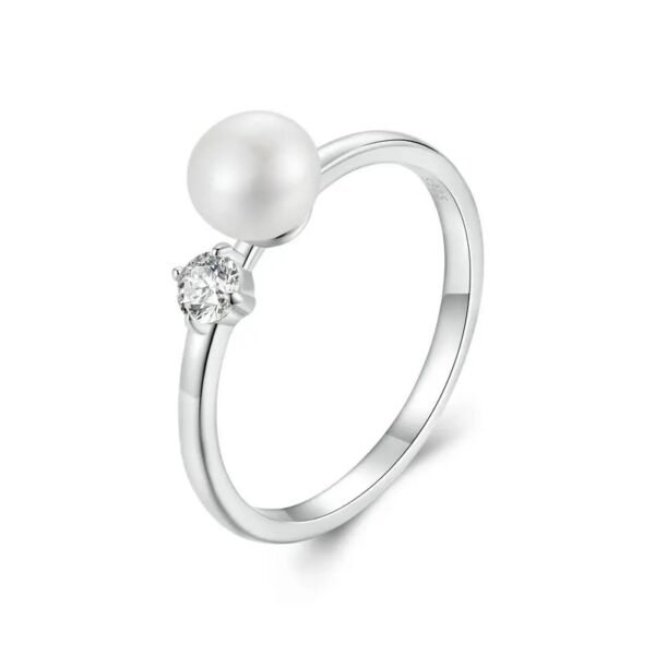 bague de fiancailles perle de culture