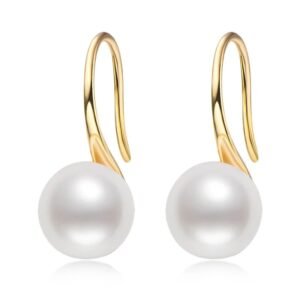 boucle d'oreille dormeuse perle de culture