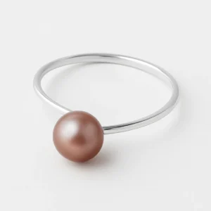 bague argent perle de culture