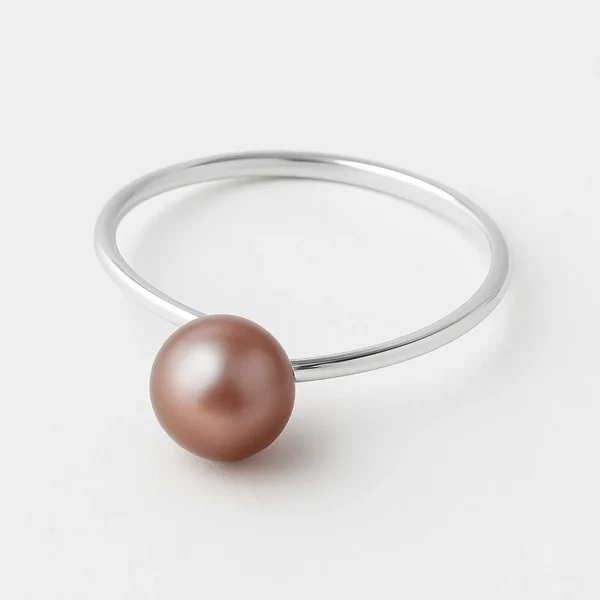 bague argent perle de culture