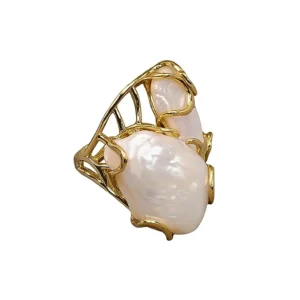 bague or perle de culture